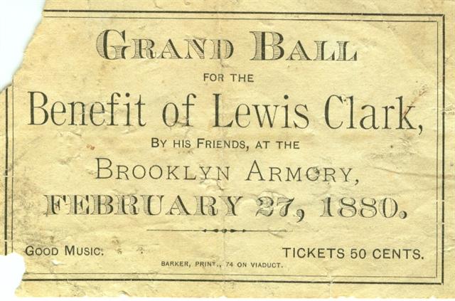 Benefit of Lewis Clark - 1880 ticket