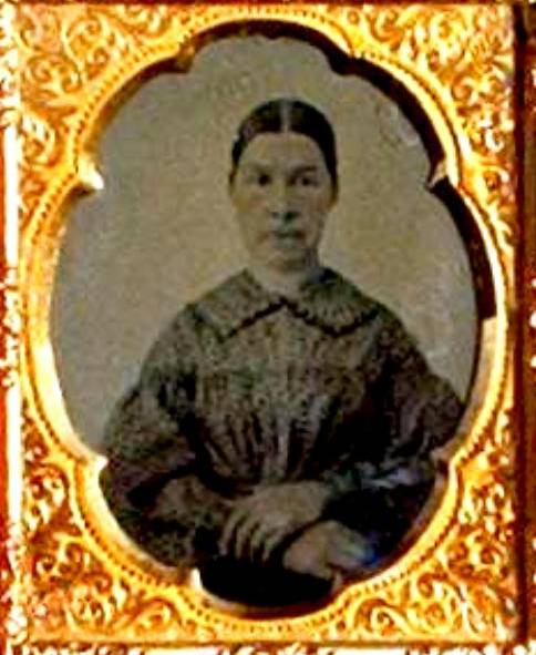 Daguerreotype of Harriet Lightborne Wilson (Martha Jane Turner's grandmother).