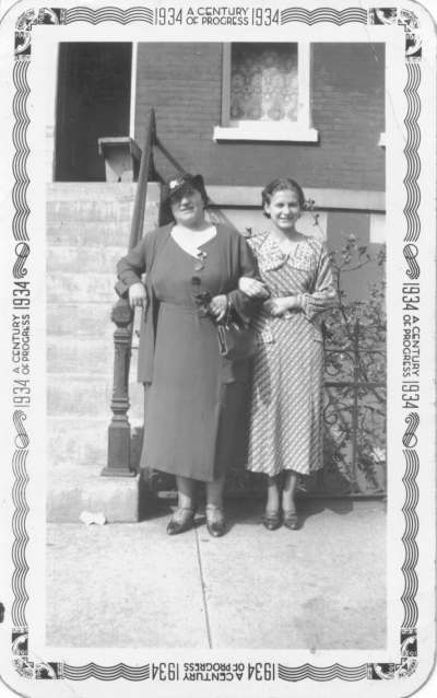 Kapusta, Ottilia (Mrs. Goetz) and Eleanor - 1934