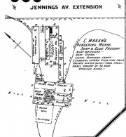 Property map for factory on Jennings Ave.