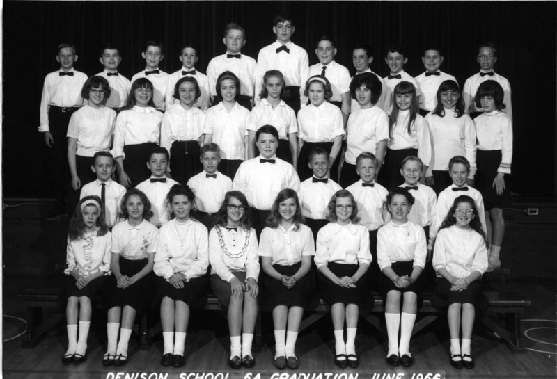 Image:Denison School - June 1966 Grade 6A.JPG