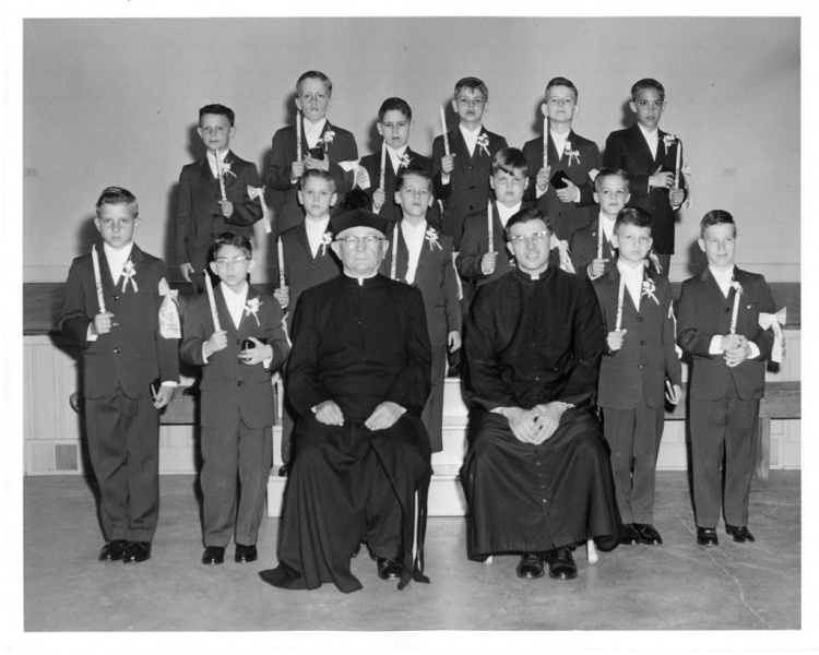 Image:St Barbara's Communion 1961 boys.jpg